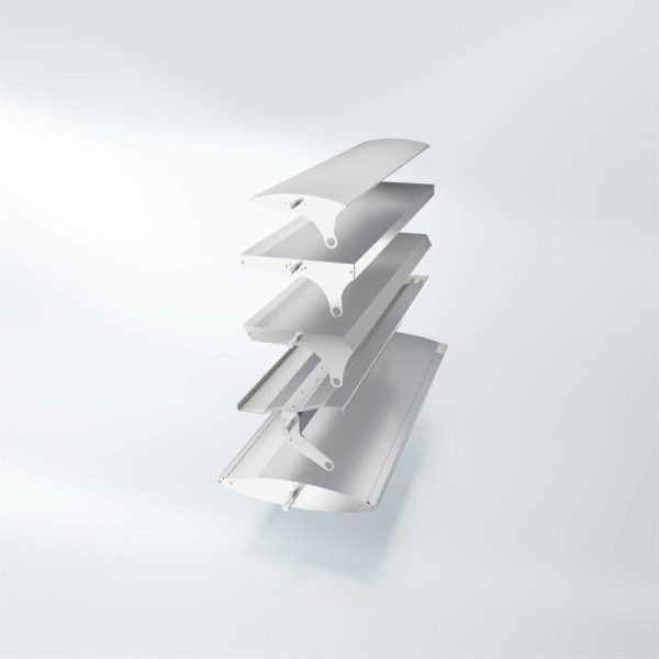 ALB, Hollow louvre blade, active, linear